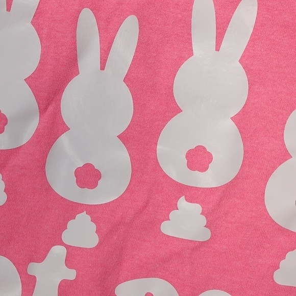 Peeps mens neon pink t shirt size large - Picture 9 of 10